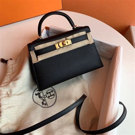 hermes kelly min black|Hermes mini kelly cost.